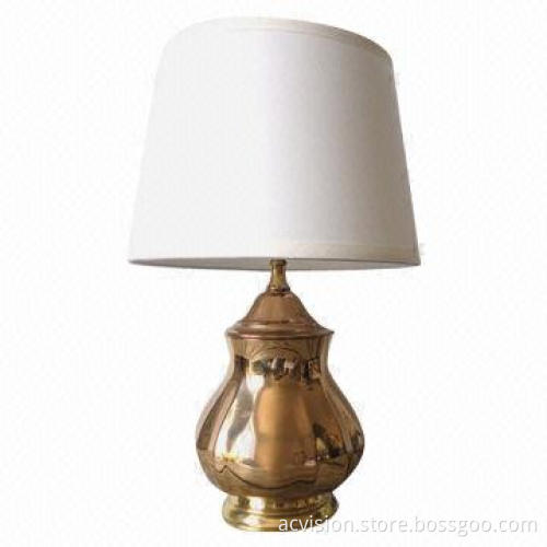Ceramic Small Table Lamp, Suitable for Table and Hotel/Home Decoration